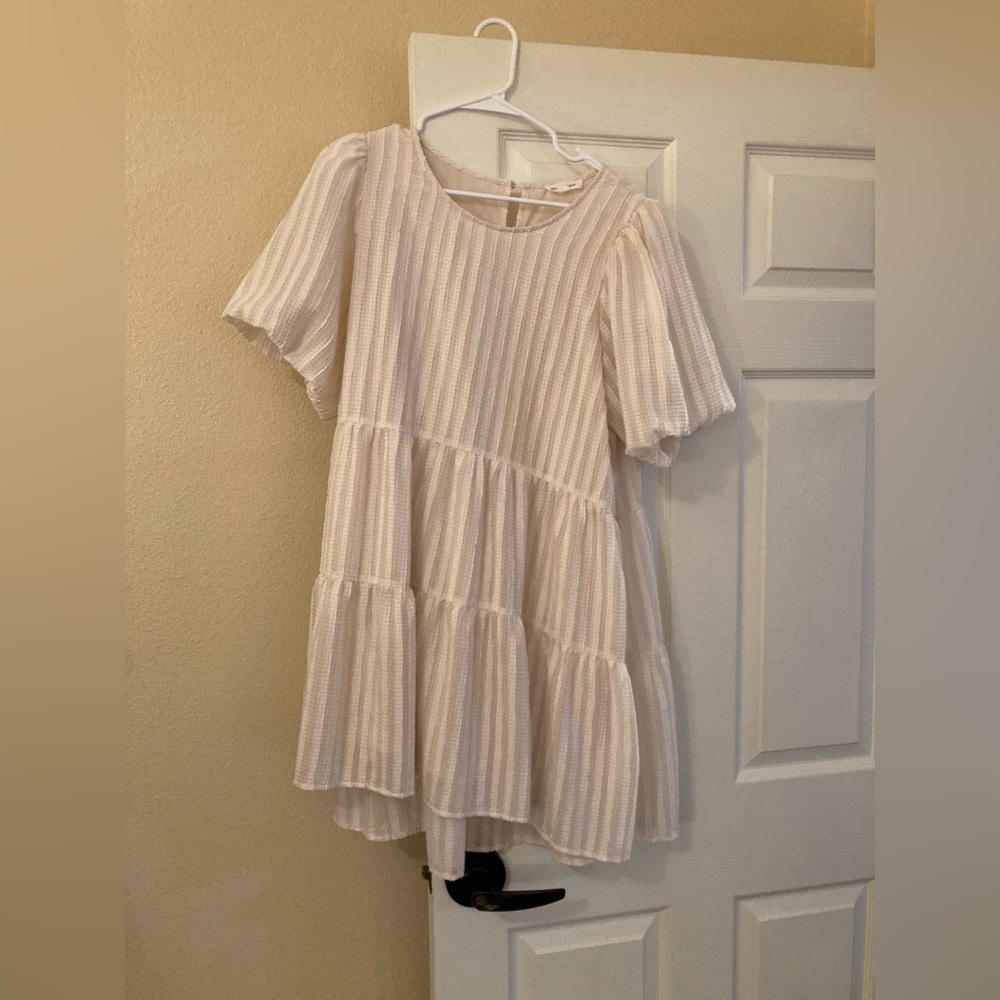 White dress perfect for wedding season!!